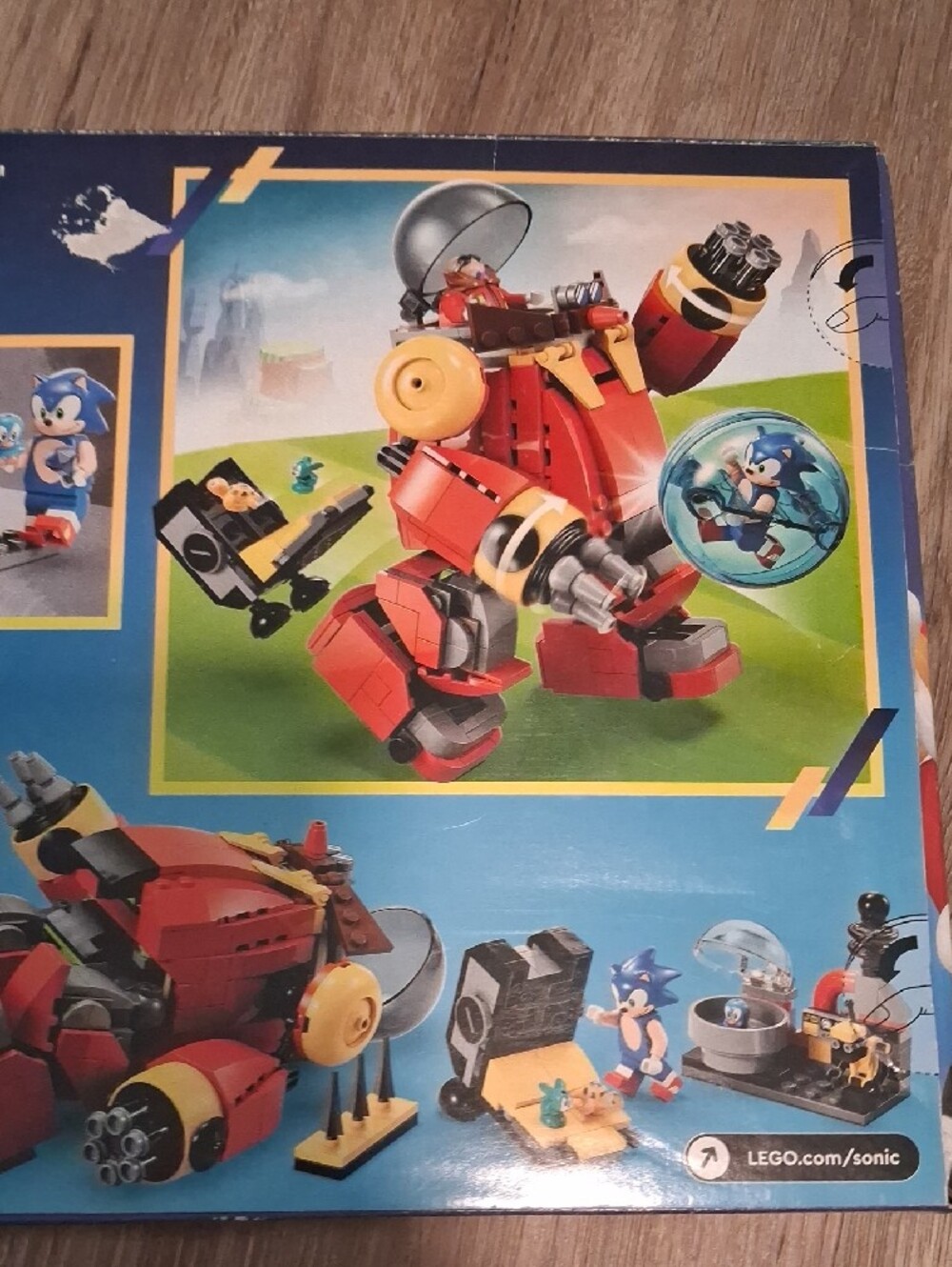 Nwt Lego 76993 Sonic The Hedgehog Red and Yellow Dr. Eggman Robot Building Set - Picture 7 of 8